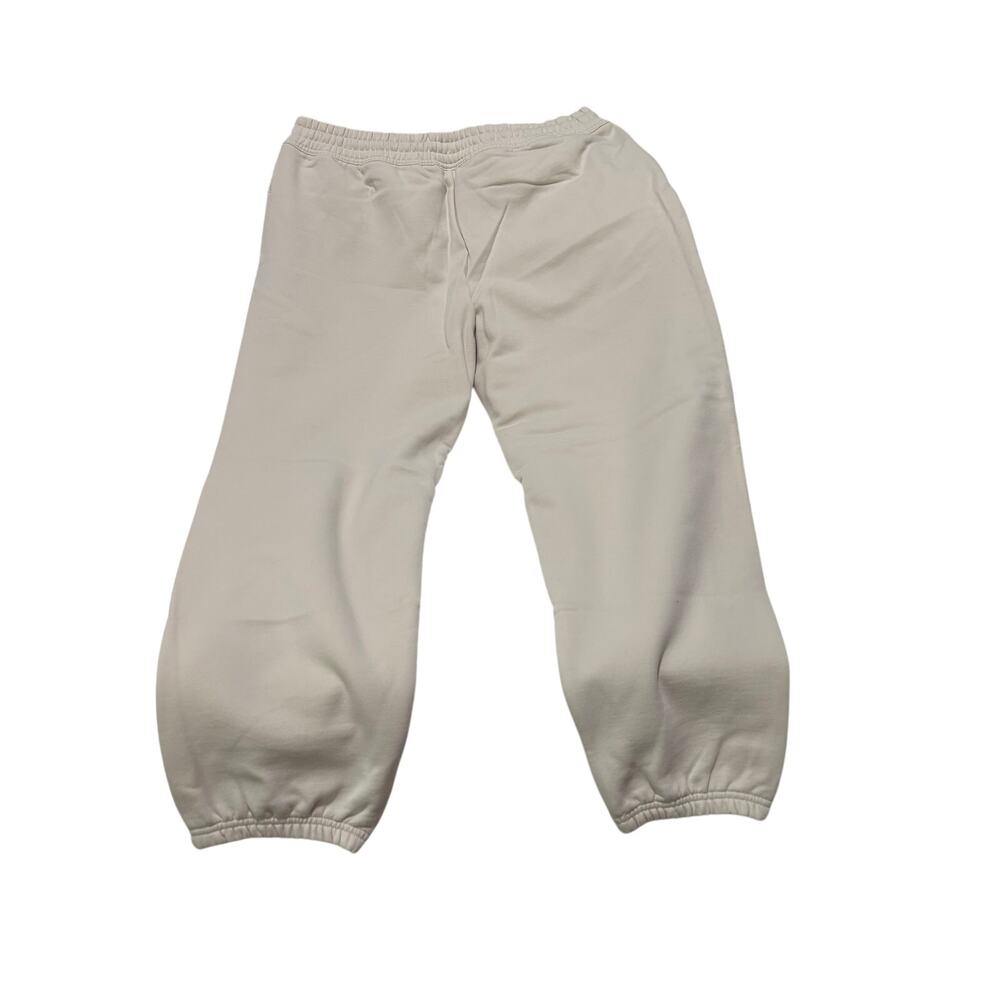 Athleta L easy fleece jogger natural cream oatmeal shade pockets nwt perfect